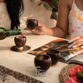 Coconut Eco-Friendly wine/shot Glass set